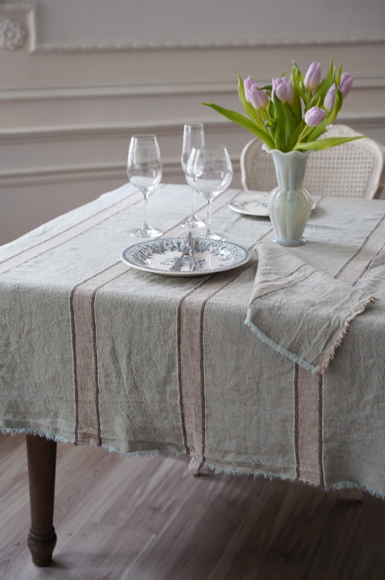 {Charvet Editions} ∞ CANYON 亞麻桌巾∞150x250cm