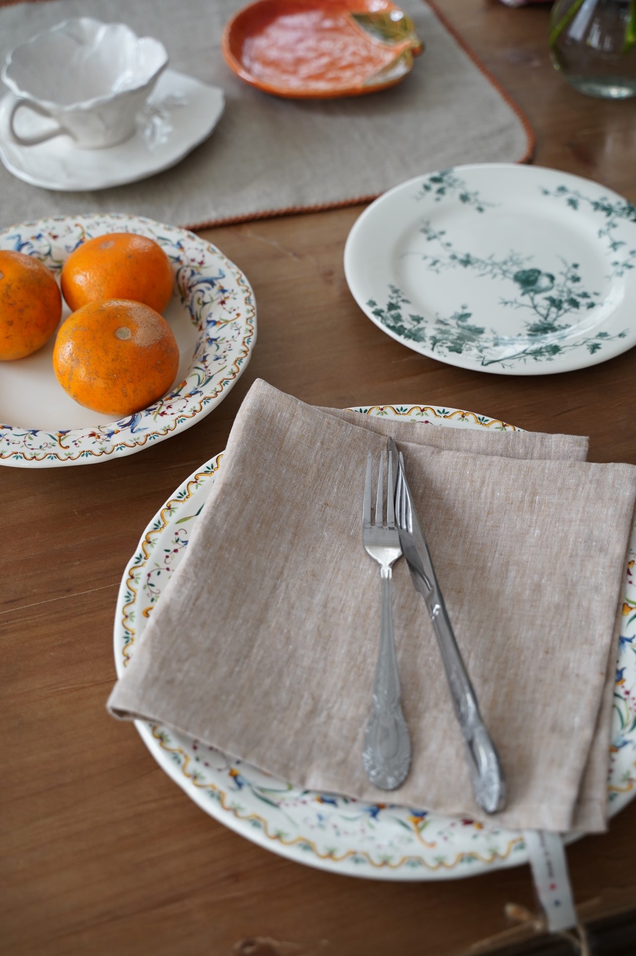 {Charvet Editions} ∞ PRIMO亞麻方巾 ∞ 45x45cm (2色)