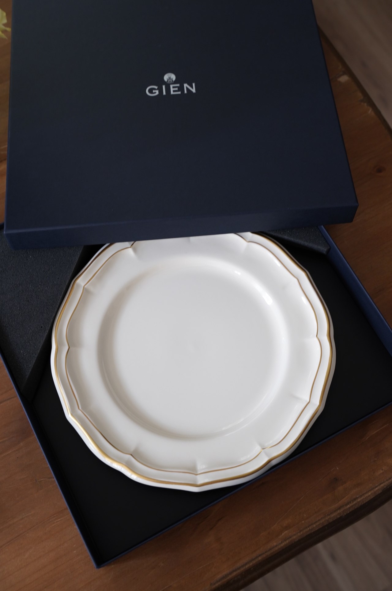 { Gienfrance }∞ FILET 手繪18K金 餐盤 26cm 