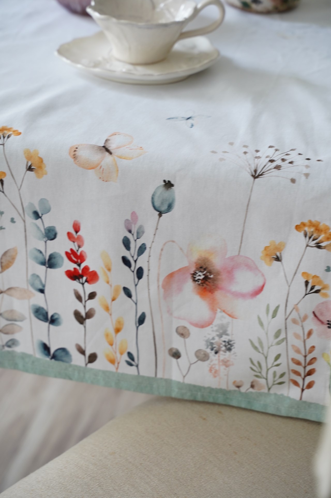 { 荷蘭雜貨 } ∞  蝴蝶桌旗 50x140cm