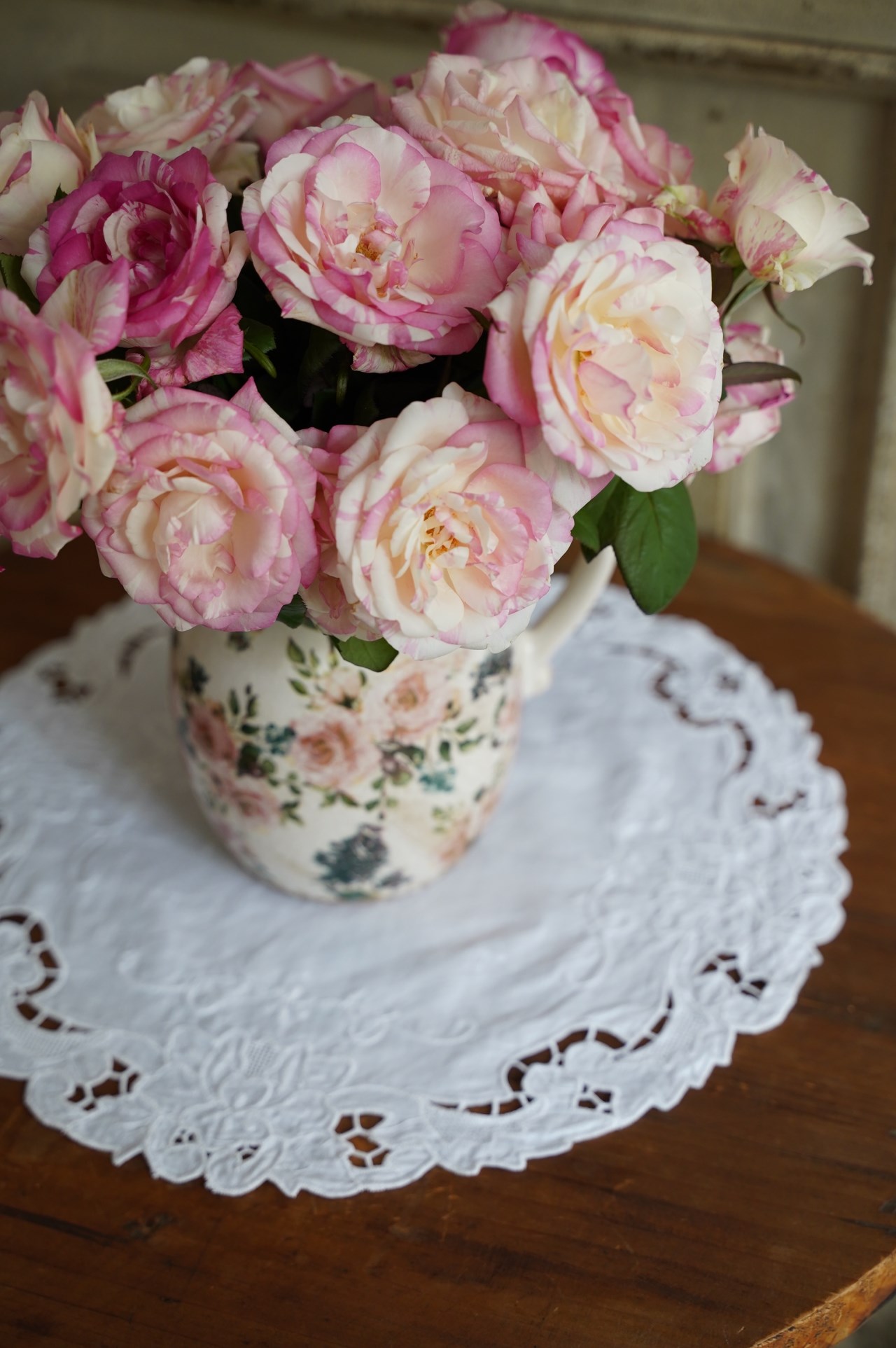 {ROLANDE.D} ∞ 圓形蕾絲巾 40cm