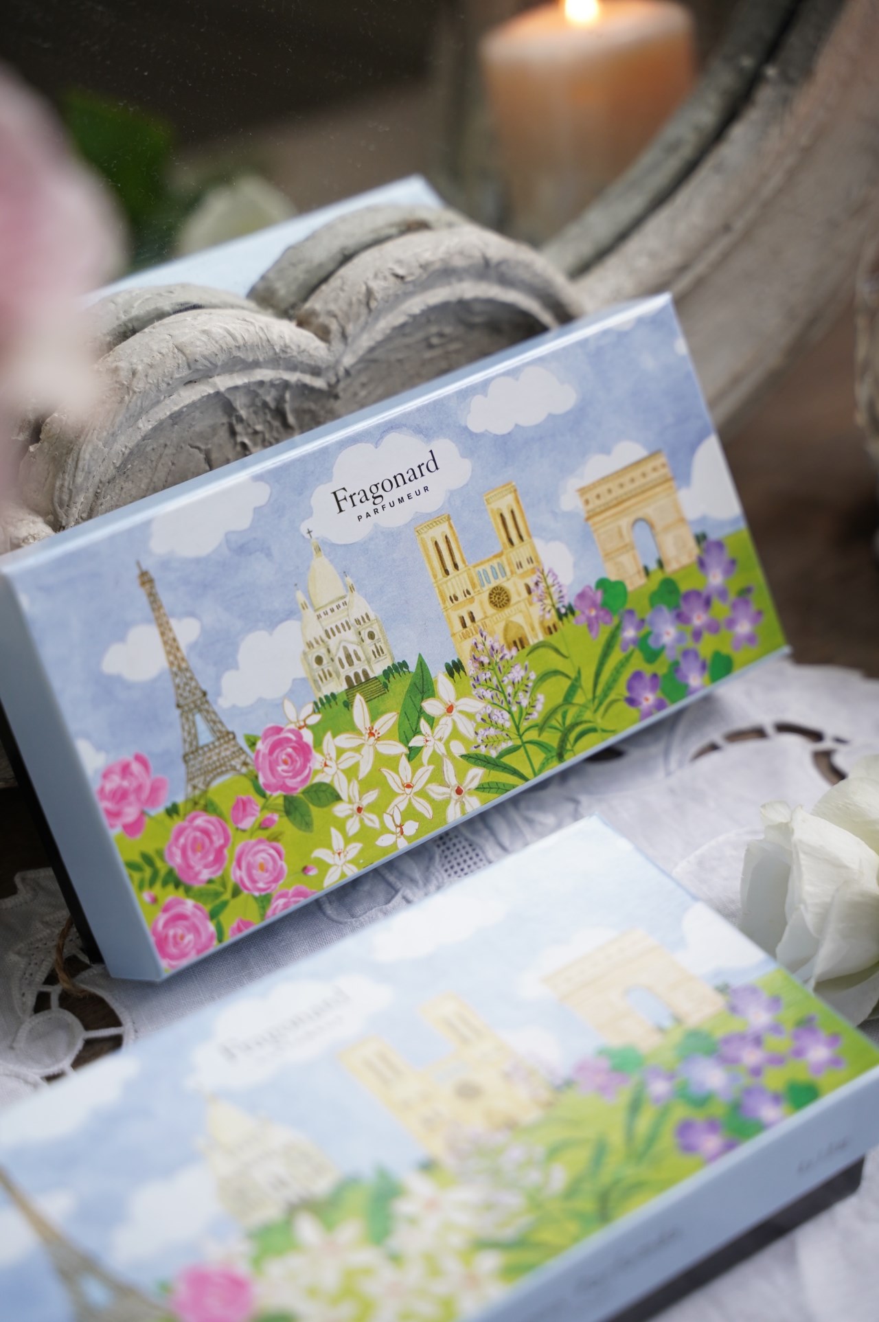 { Fragonard } ∞ PARIS  ∞巴黎花園 精油皂4入組
