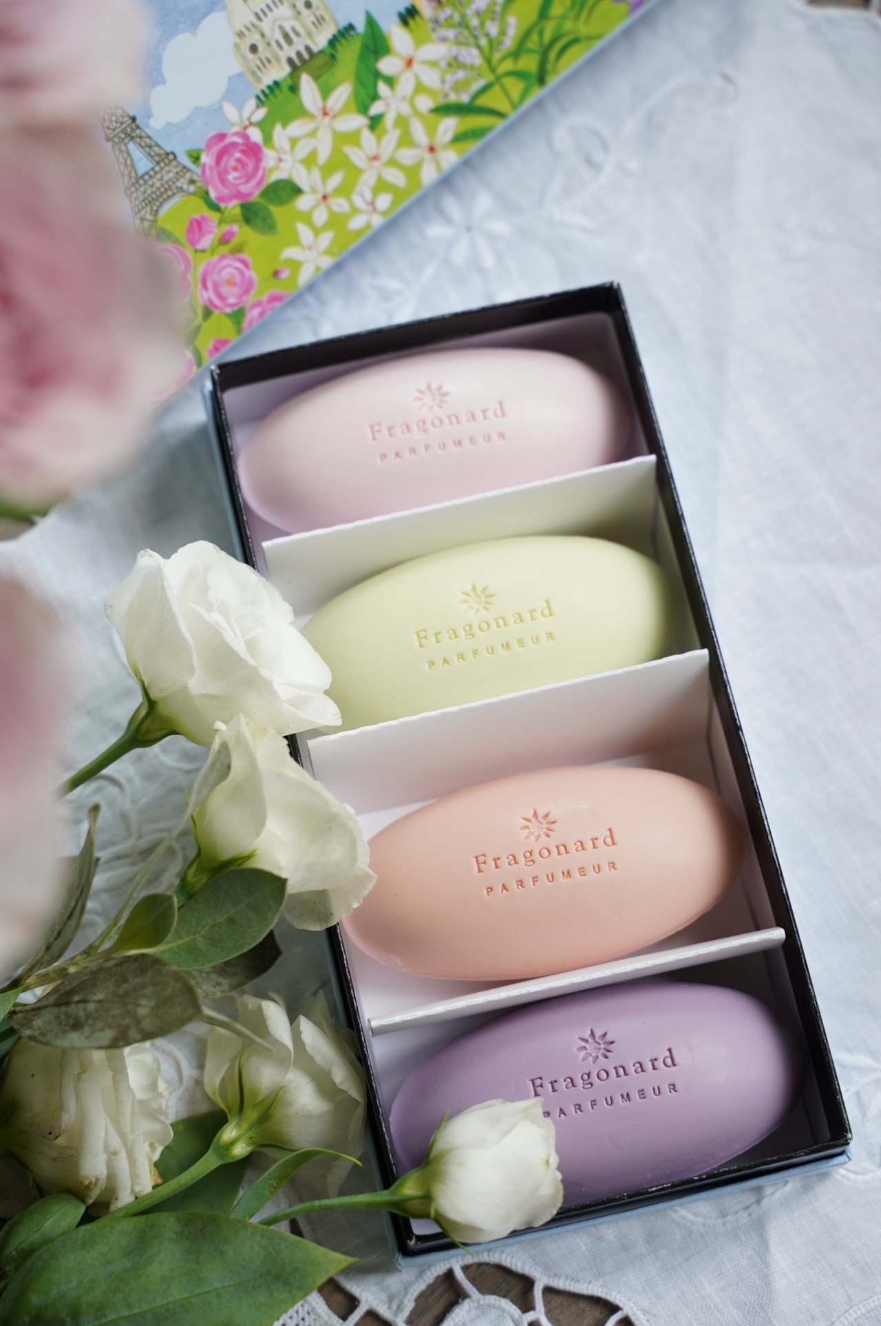 { Fragonard } ∞ PARIS  ∞巴黎花園 精油皂4入組