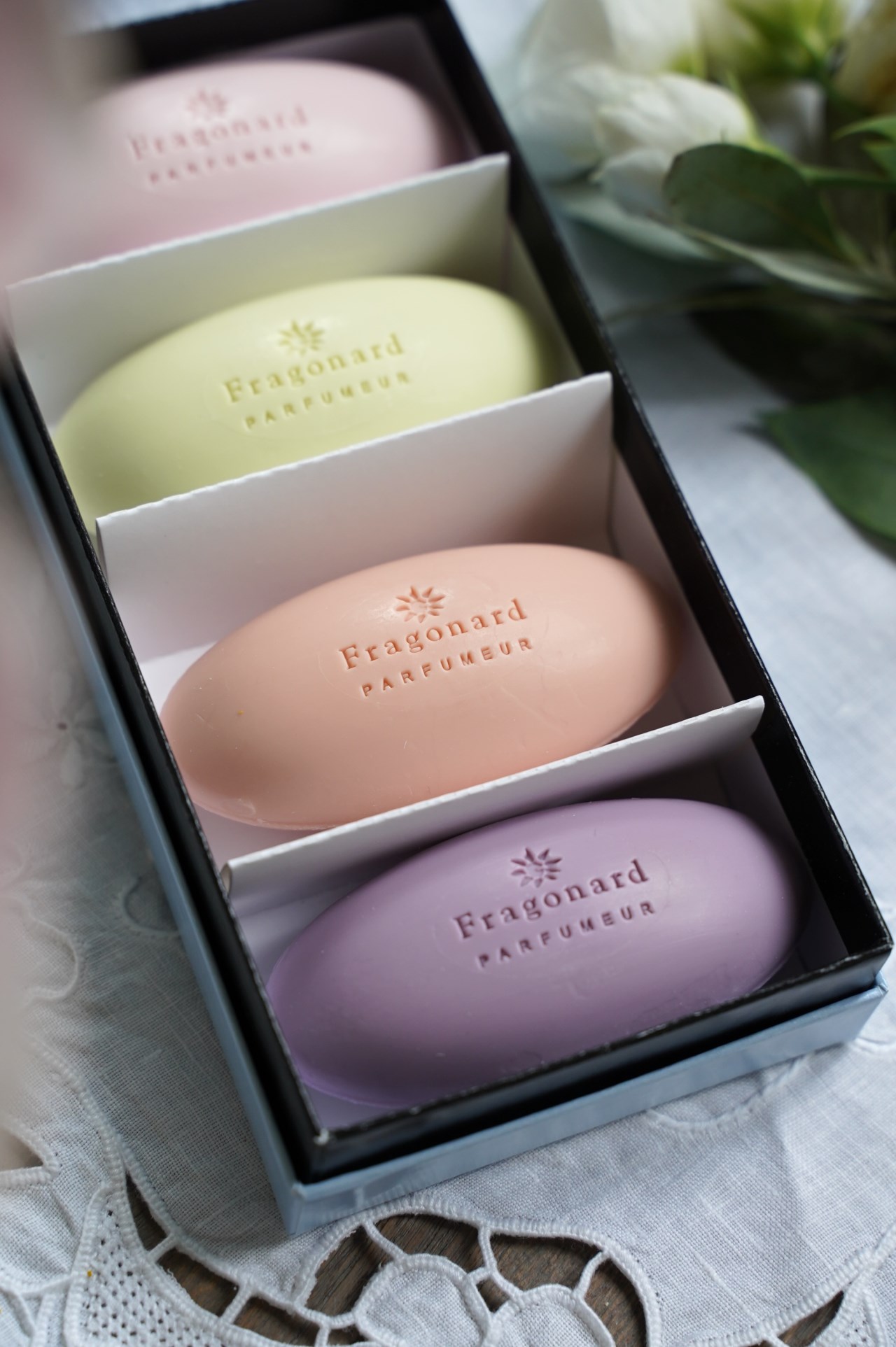 { Fragonard } ∞ PARIS  ∞巴黎花園 精油皂4入組