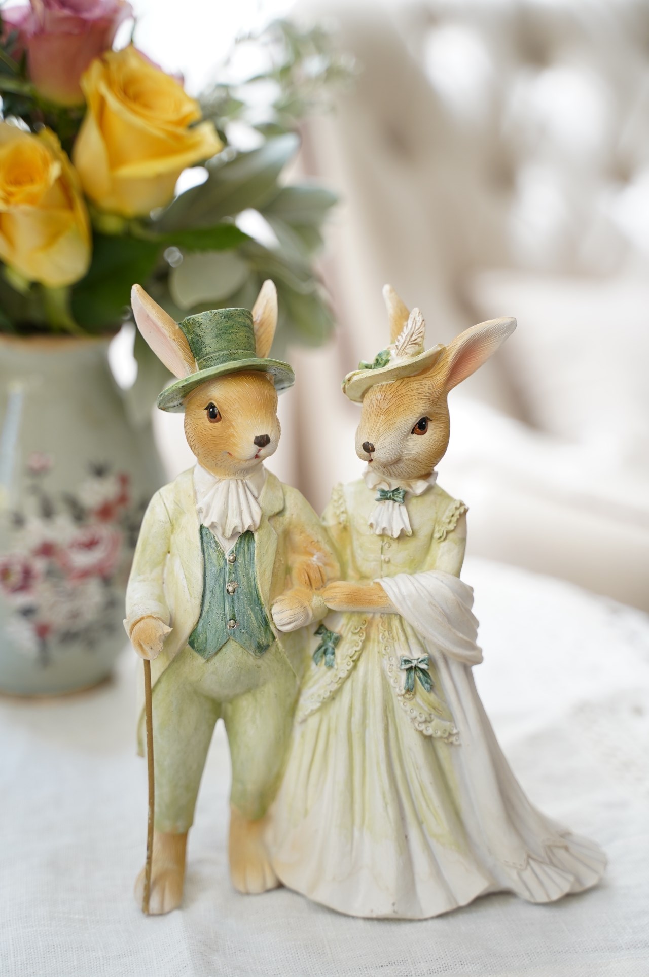 { 荷蘭雜貨 }  ∞伯爵與夫人 ∞ 兔子擺飾 