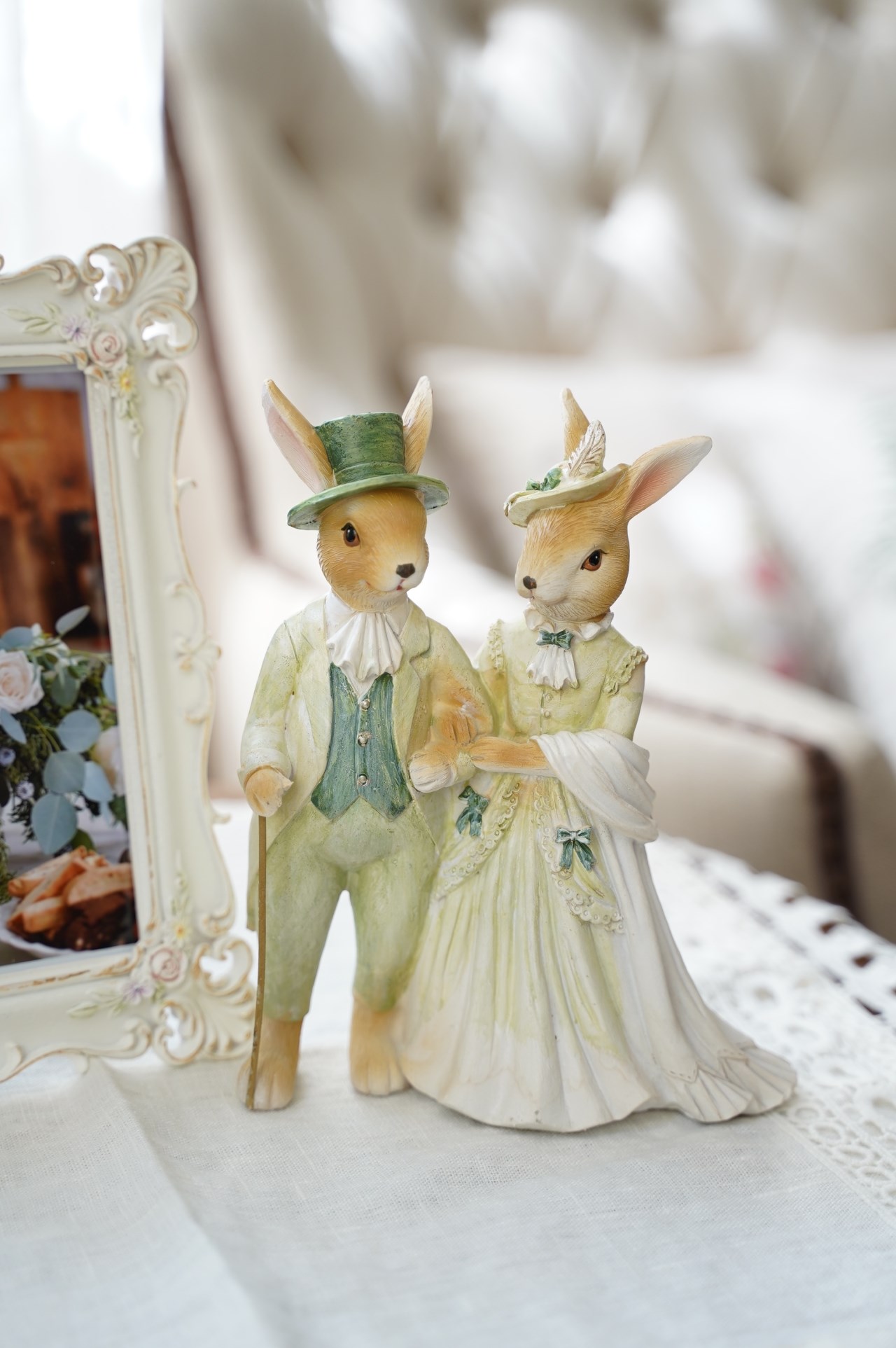 { 荷蘭雜貨 }  ∞伯爵與夫人 ∞ 兔子擺飾 