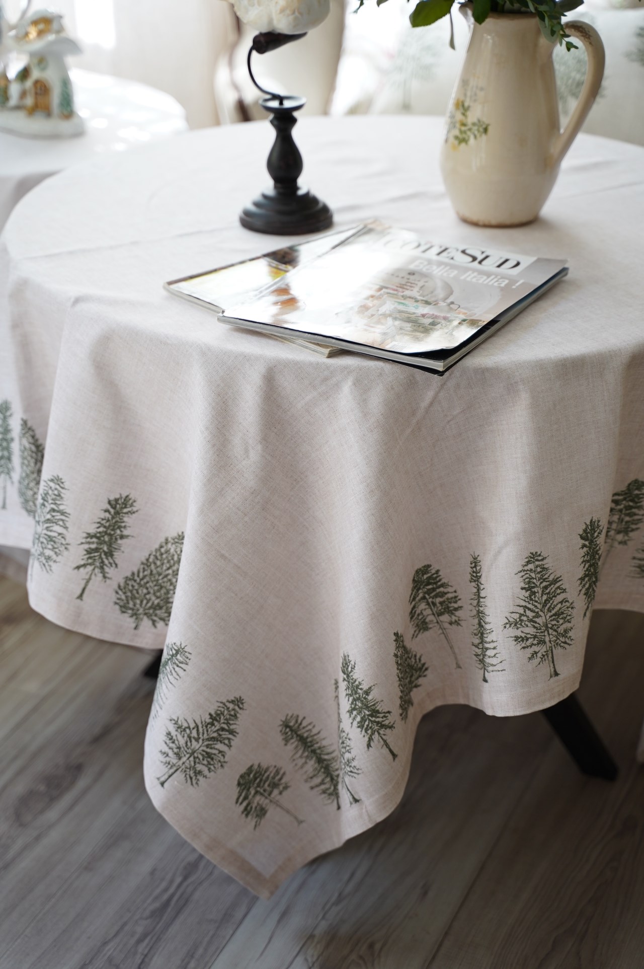 { 荷蘭雜貨 } ∞杉樹桌巾-150x150cm 