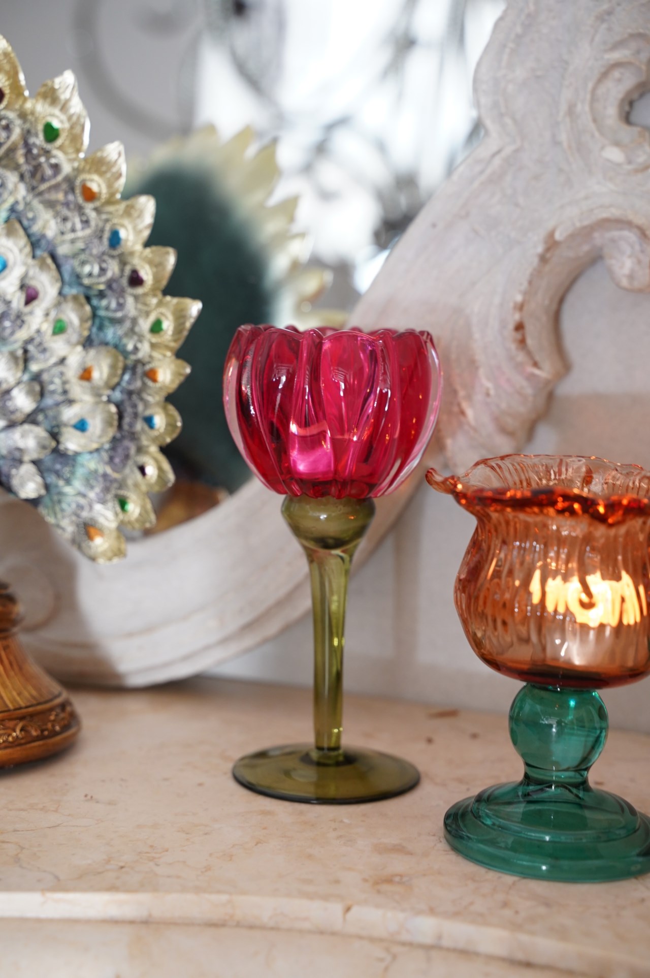 { 荷蘭雜貨 }∞花朵燭台 (三款)