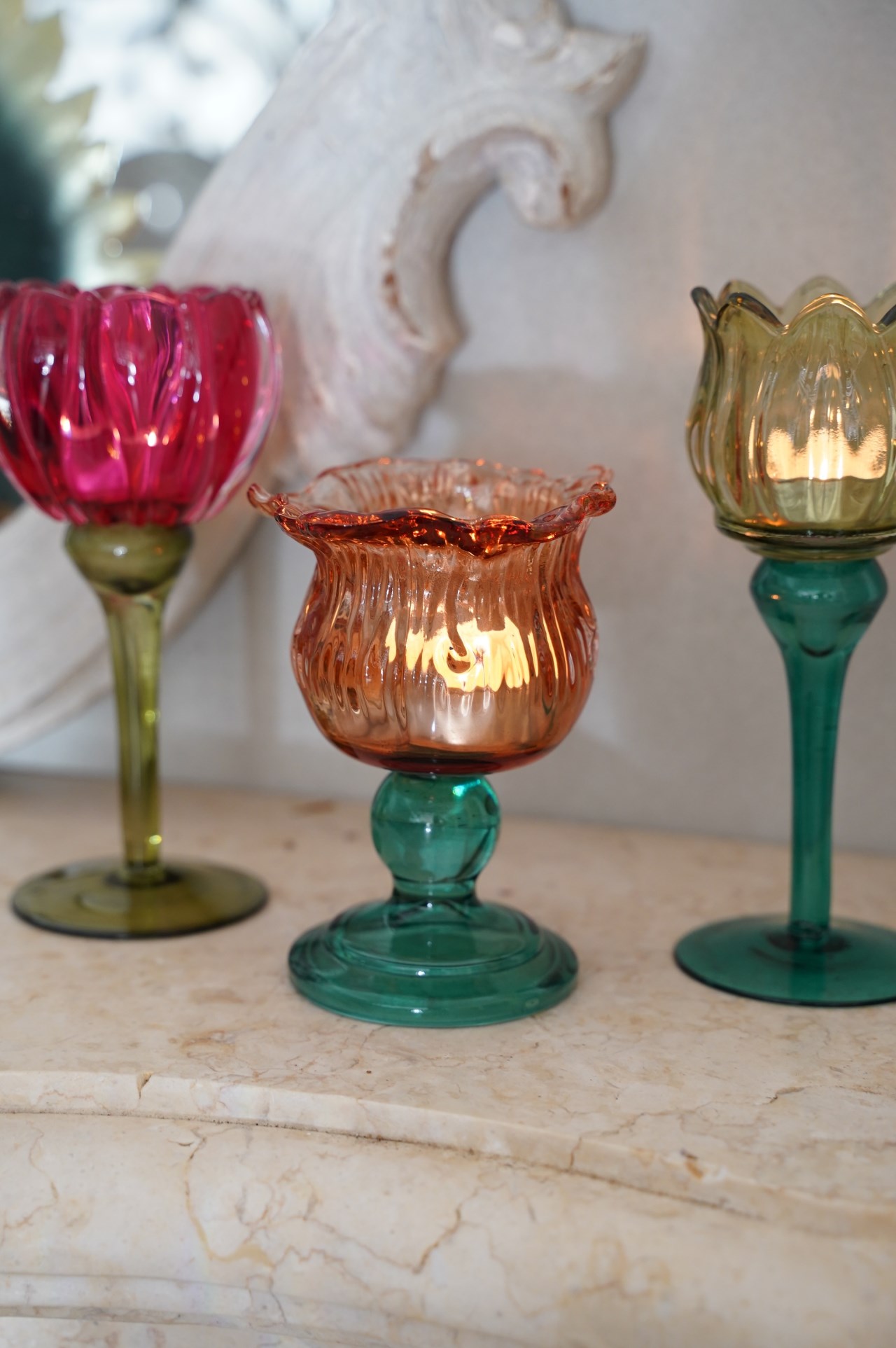 { 荷蘭雜貨 }∞花朵燭台 (三款)