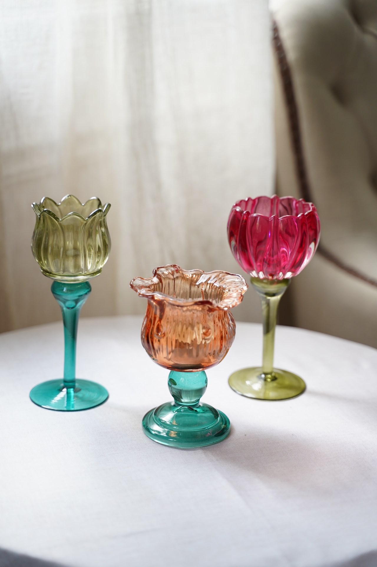 { 荷蘭雜貨 }∞花朵燭台 (三款)