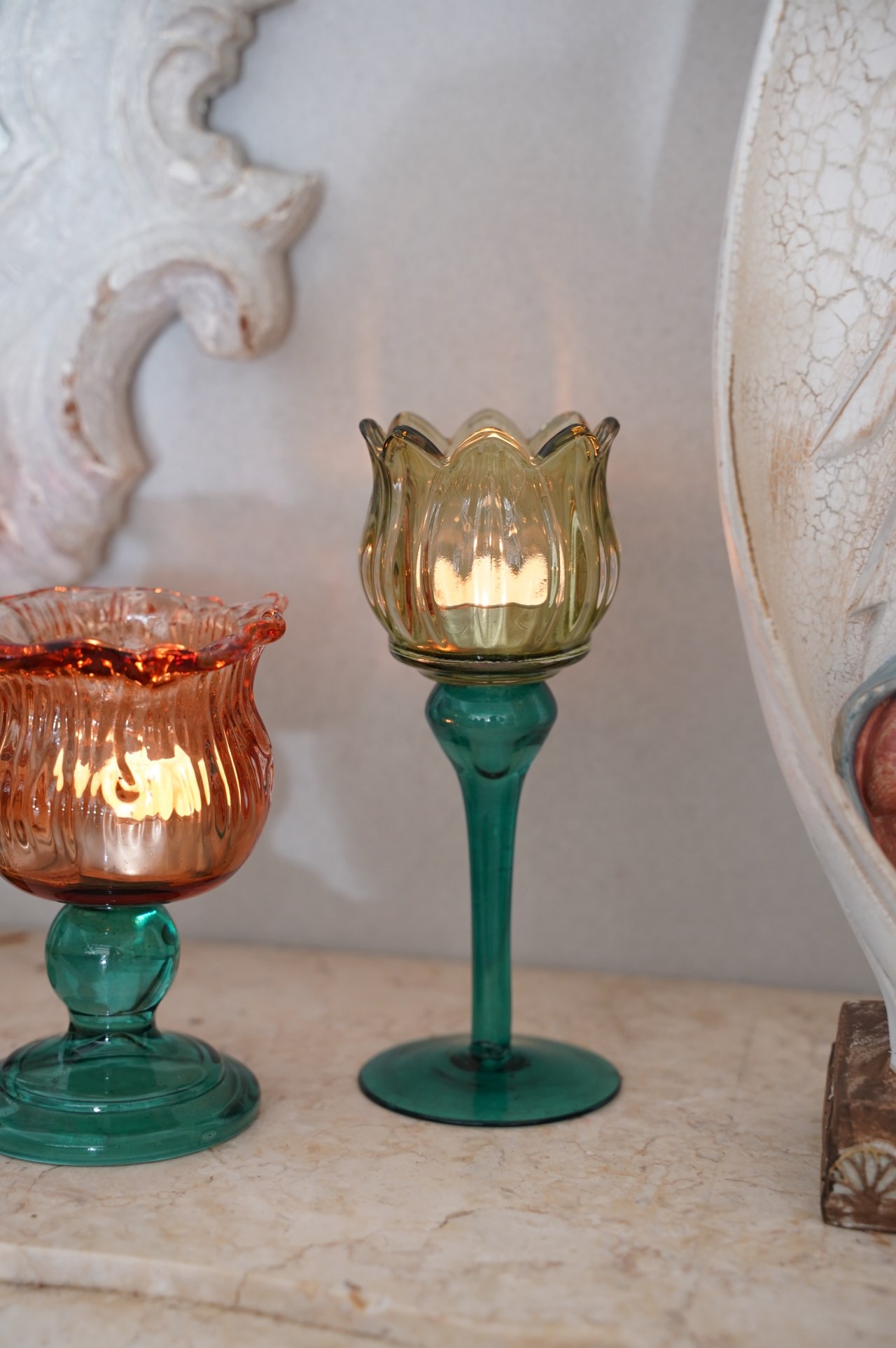 { 荷蘭雜貨 }∞花朵燭台 (三款)