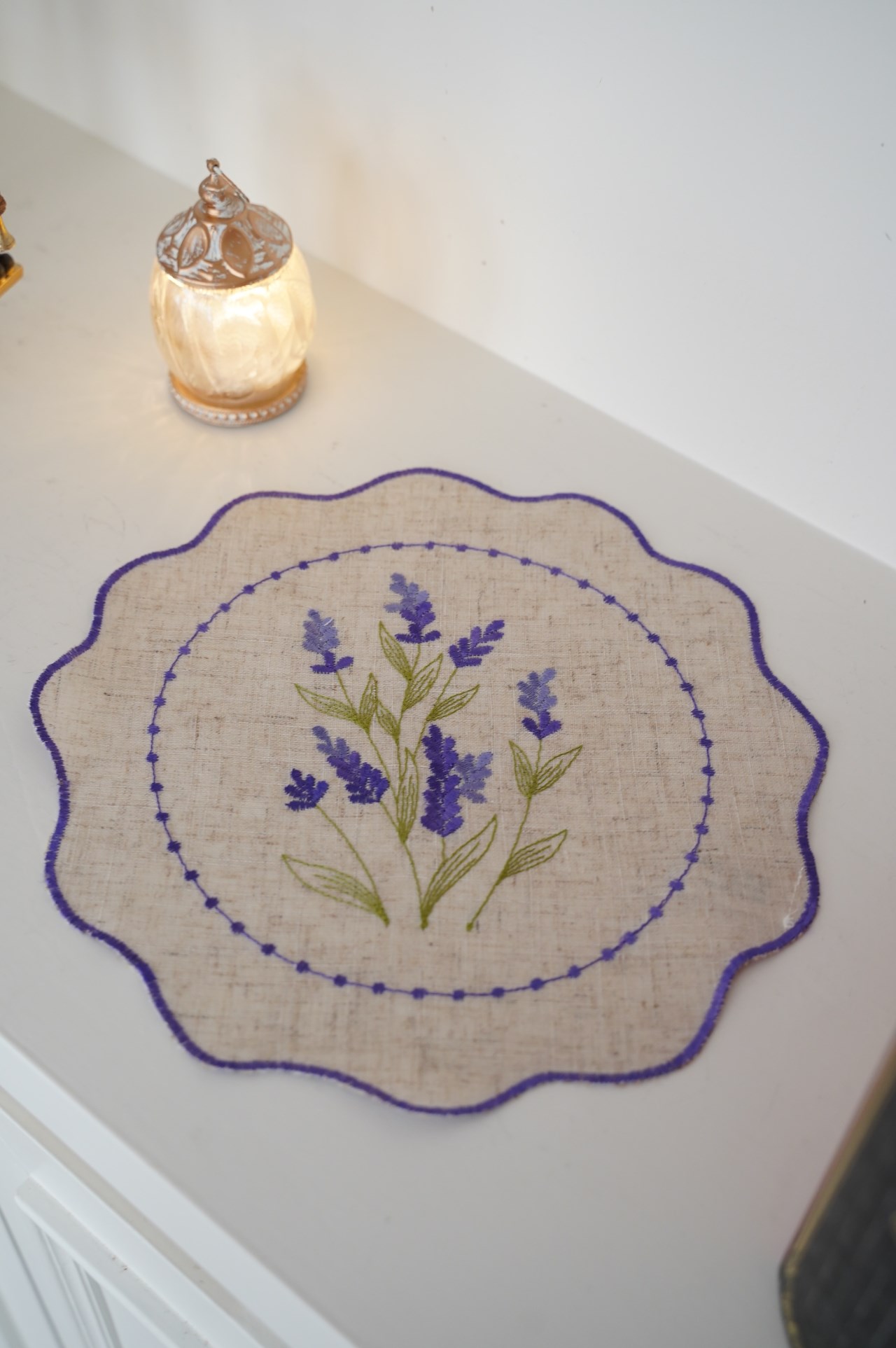 {ROLANDE.D} ∞ 圓形桌墊-薰衣草