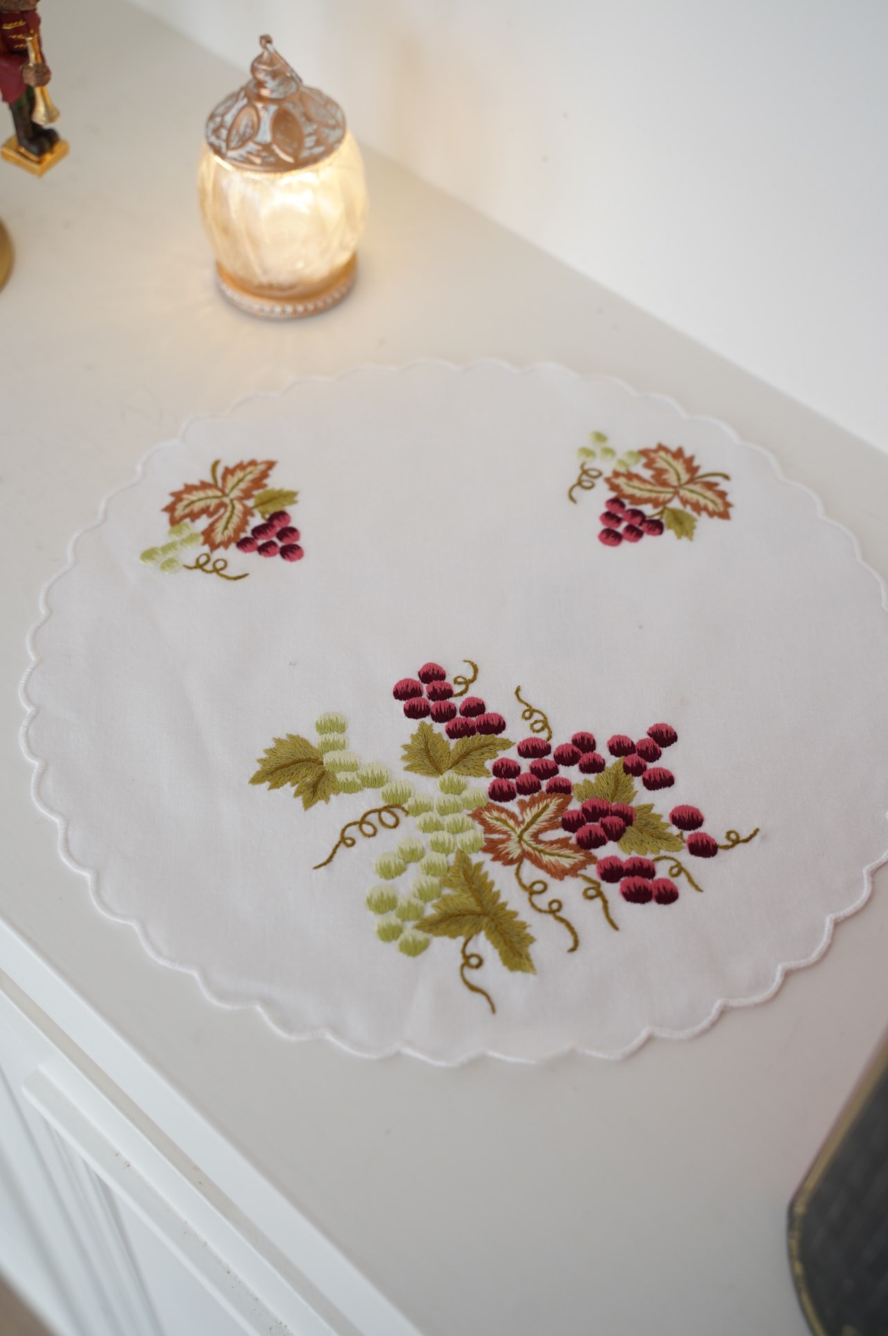 {ROLANDE.D} ∞ 圓形桌墊 30cm -葡萄