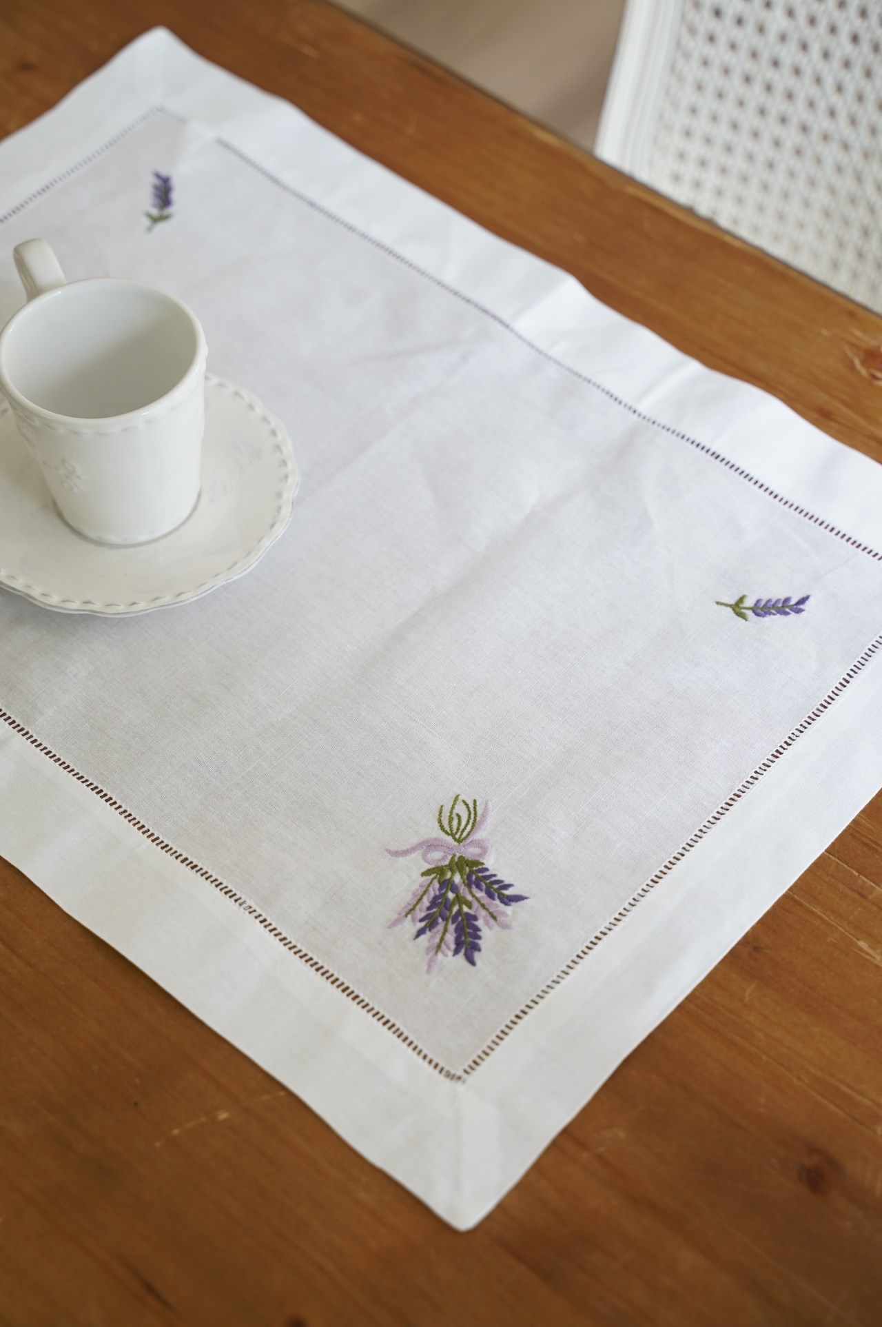 {ROLANDE.D} ∞ 薰衣草刺繡桌墊-35x50cm
