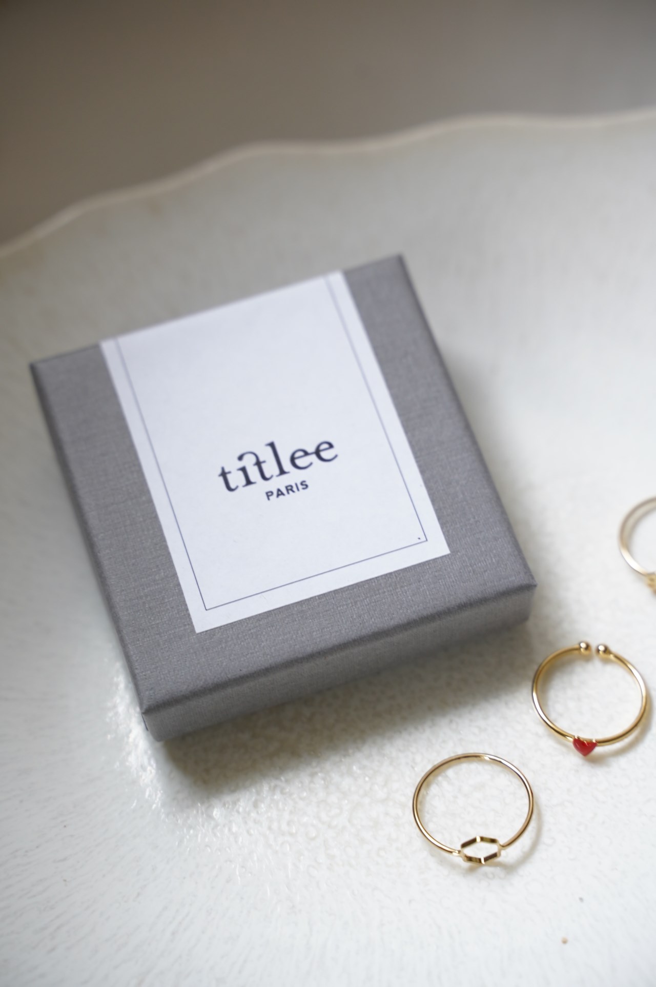 {Titlee} ∞ Grant 紅心戒指 ∞(可調式)