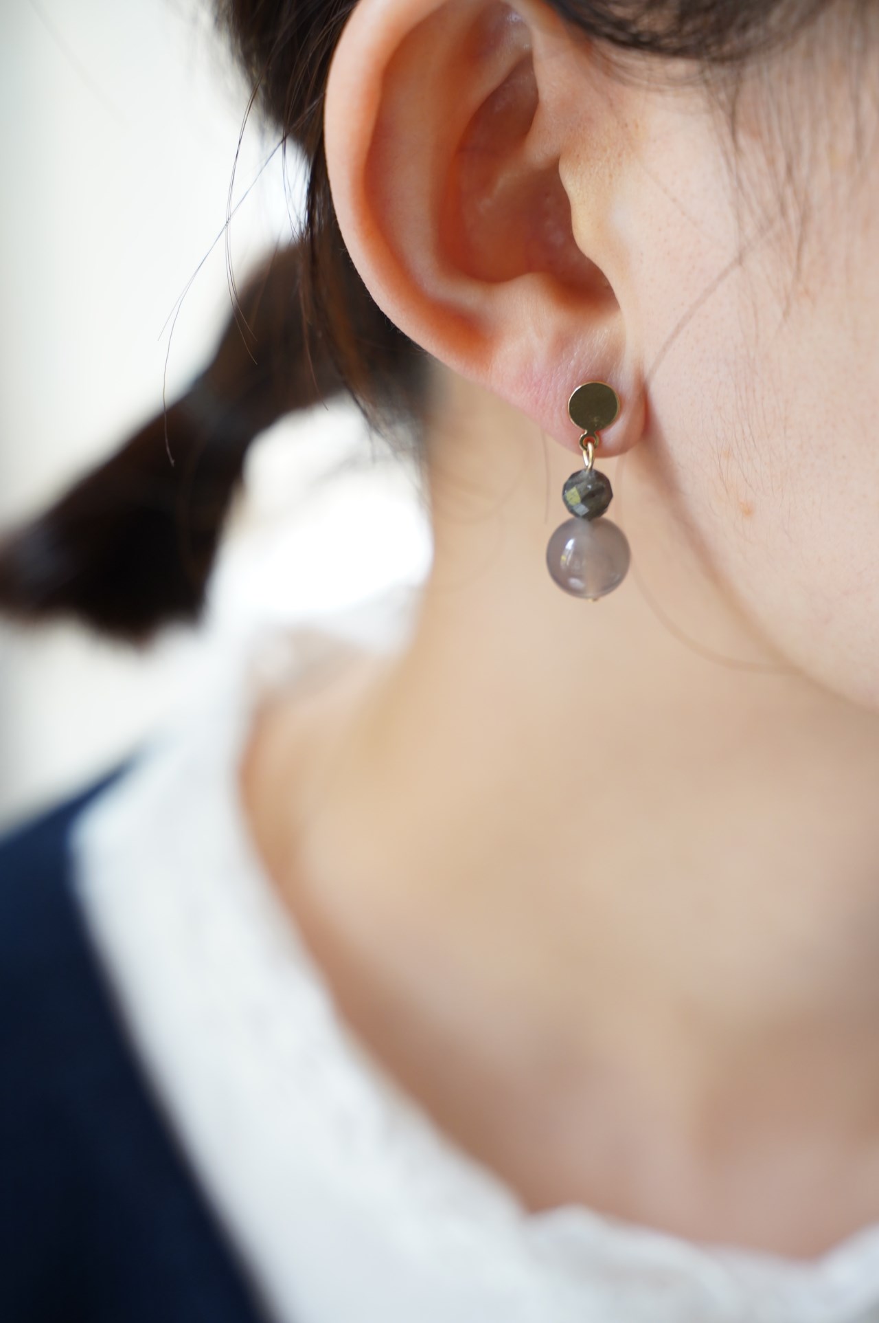 {Titlee} ∞Bloomfield耳環-天然石