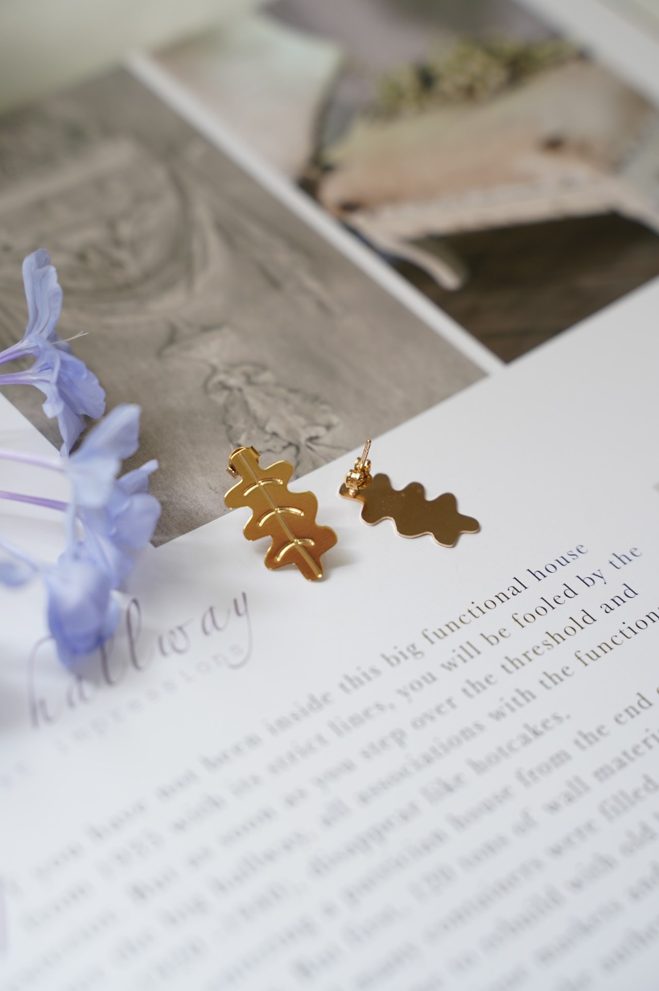 {Titlee} ∞Leaf耳環-葉子