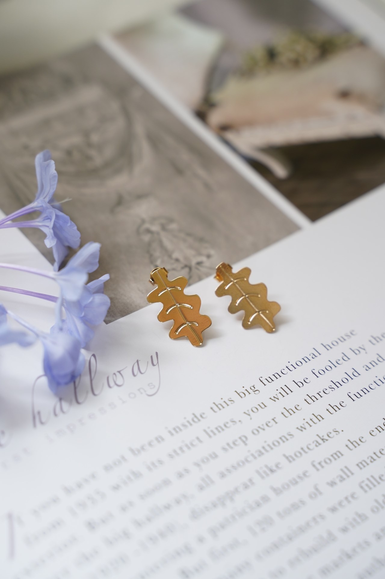 {Titlee} ∞Leaf耳環-葉子