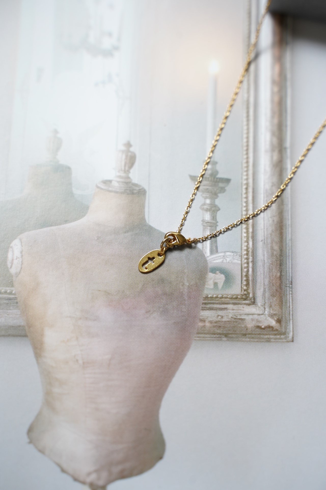 {Titlee} ∞INWOOD天然石項鍊-46cm -(兩色)