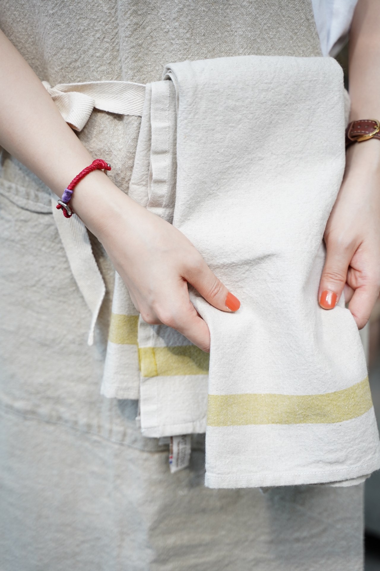 {Charvet Editions} ∞PHENIX 亞麻巾-53x70cm (2色)