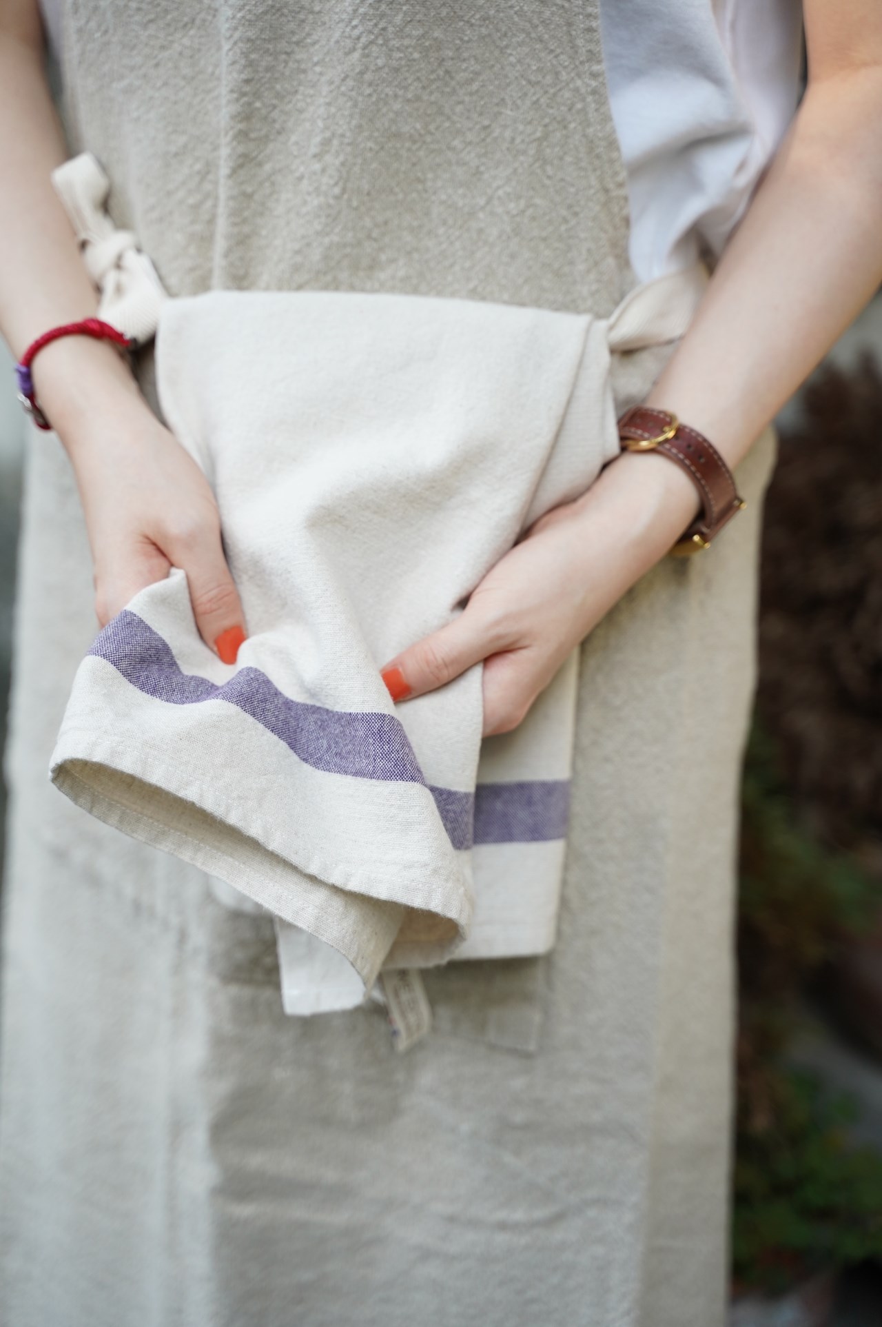 {Charvet Editions} ∞PHENIX 亞麻巾-53x70cm (2色)