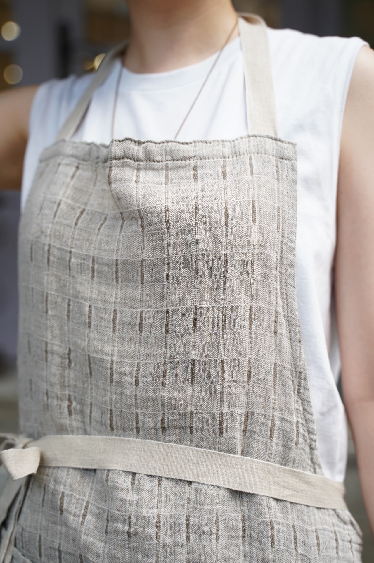 {Charvet Editions} ∞POLLUX 棉麻圍裙 (2色) 