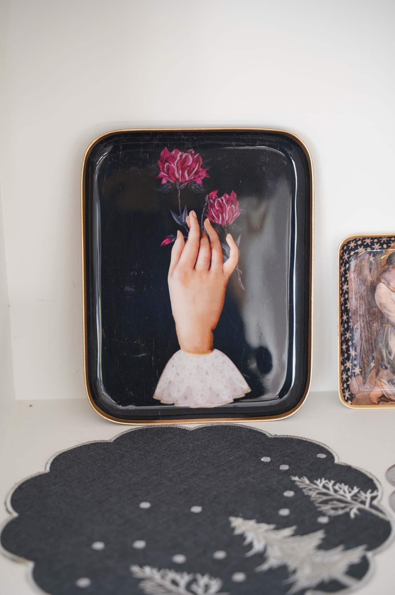 {Bon Coeurs} ∞Flora∞搪瓷彩繪托盤 