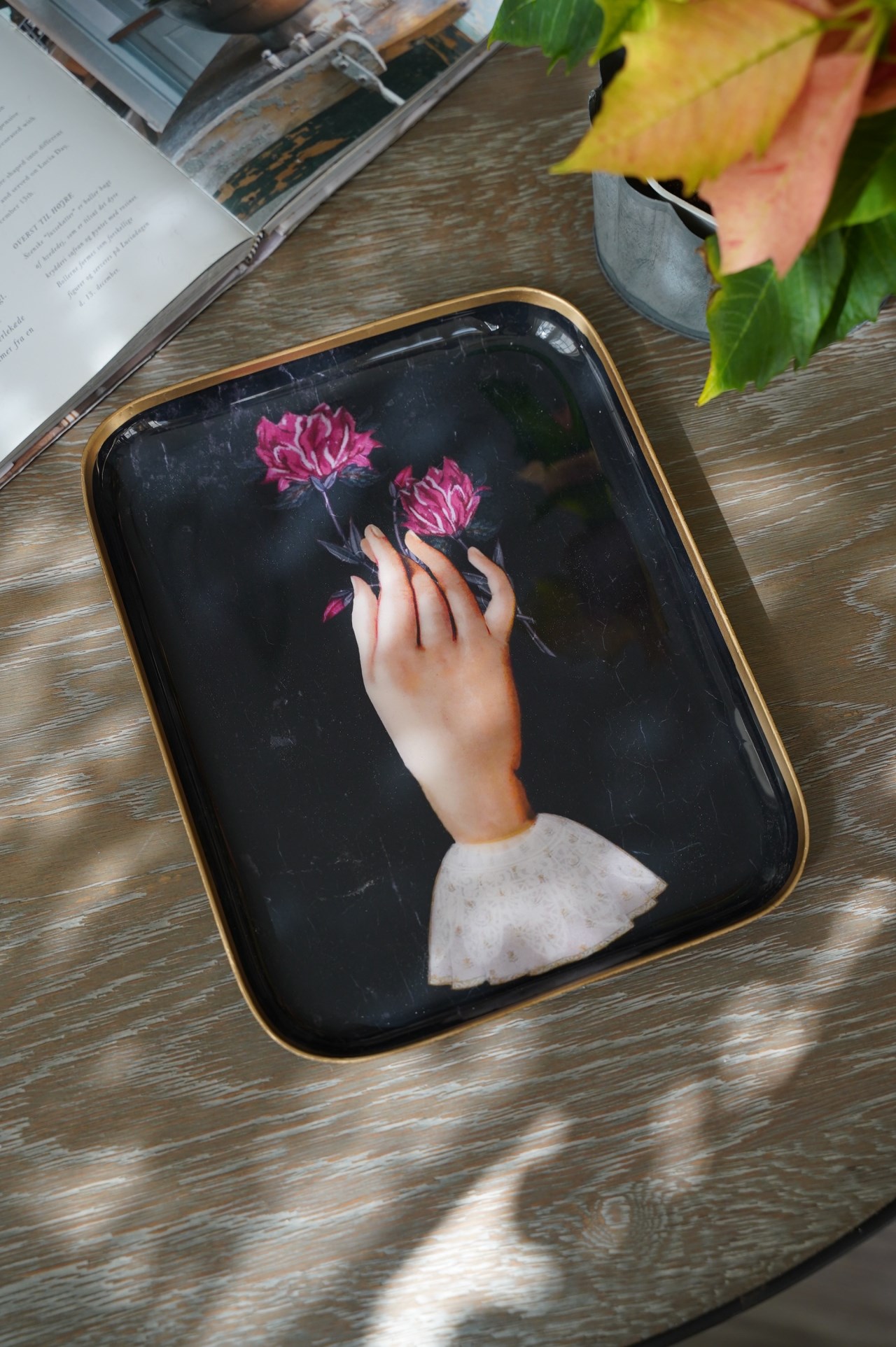 {Bon Coeurs} ∞Flora∞搪瓷彩繪托盤 