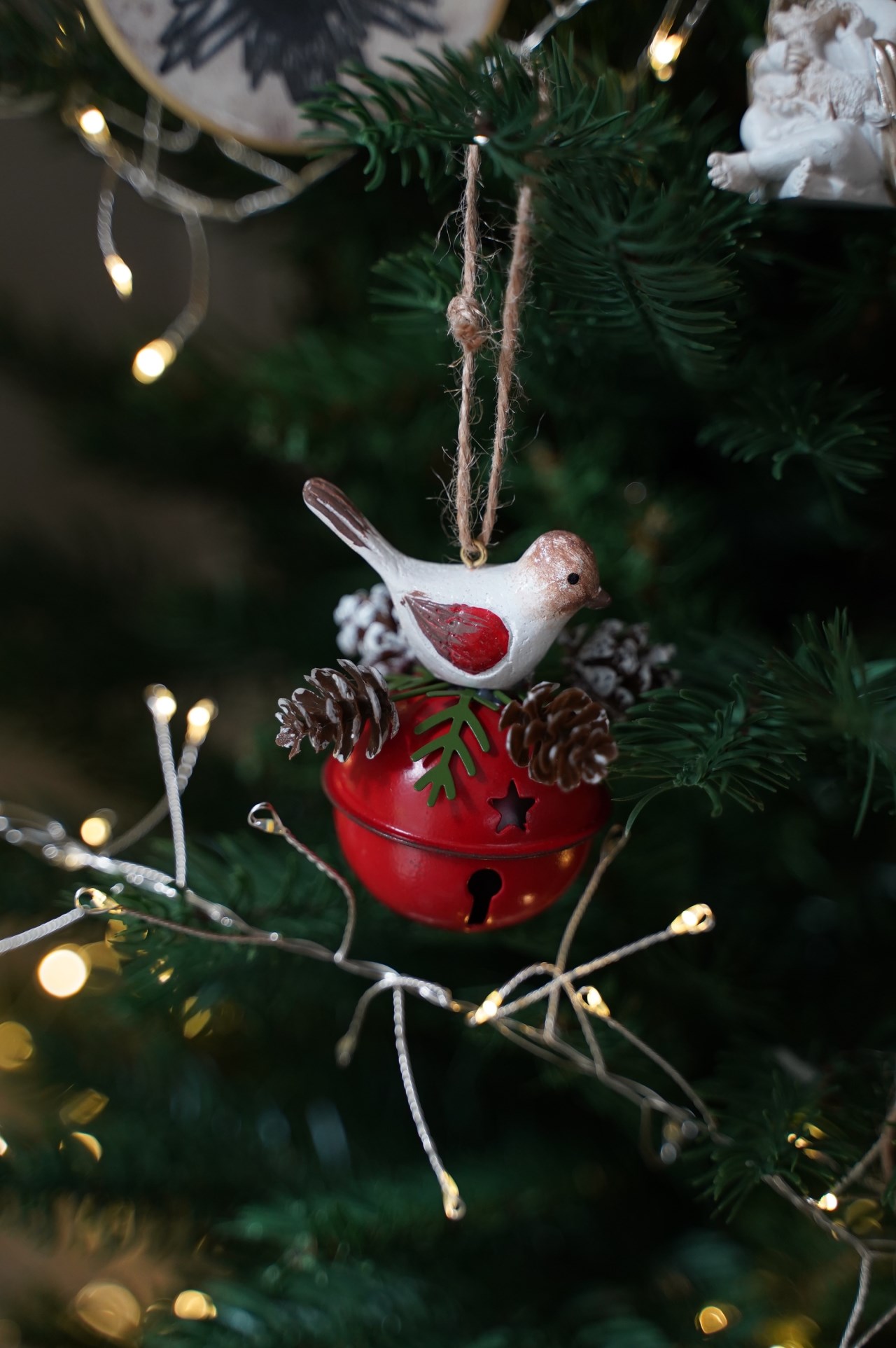 {法國雜貨 } ∞ 聖誕掛飾-小鳥鈴鐺掛飾(兩色)