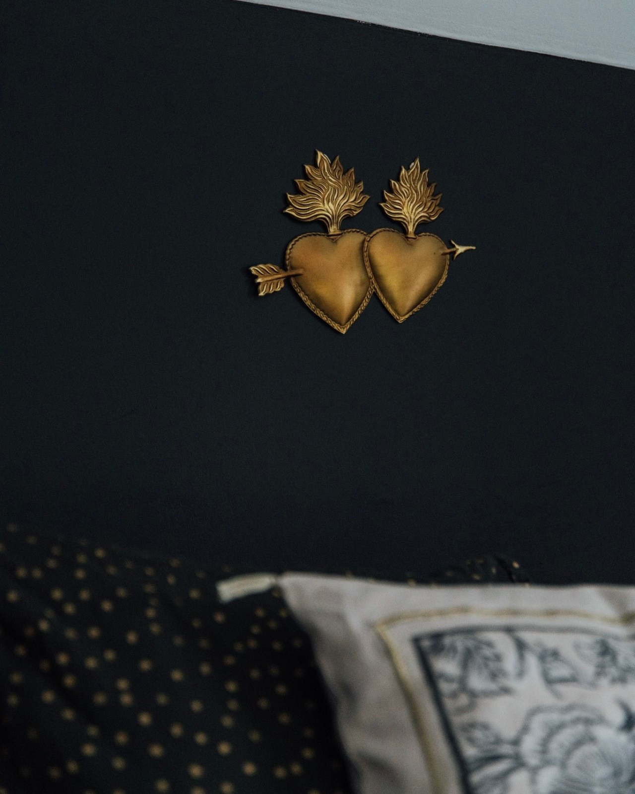 {BonCoeurs} ∞ 愛心 黃銅掛飾