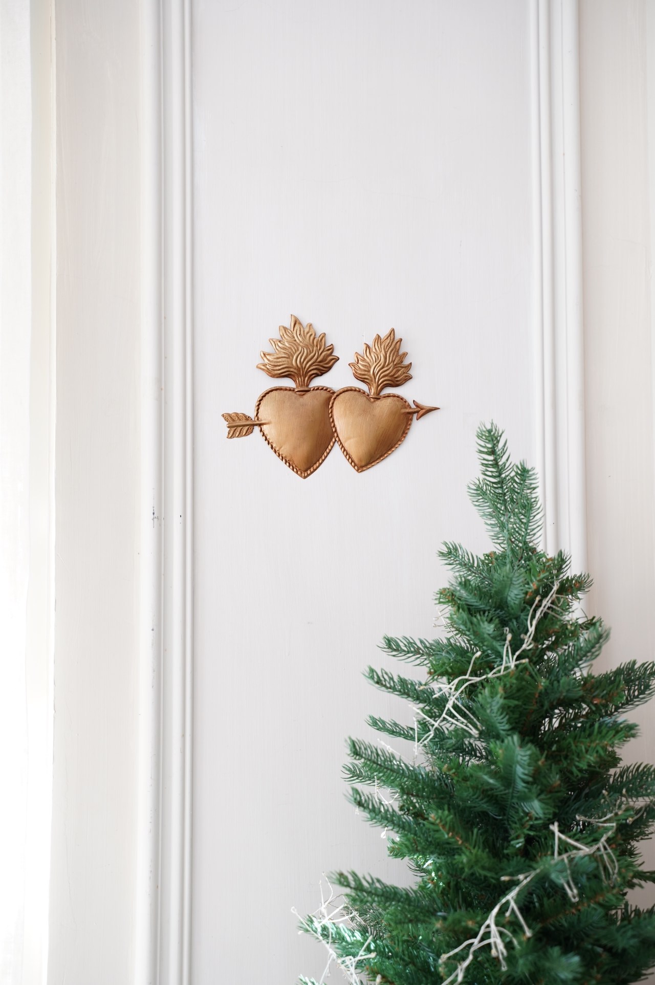 {BonCoeurs} ∞ 愛心 黃銅掛飾