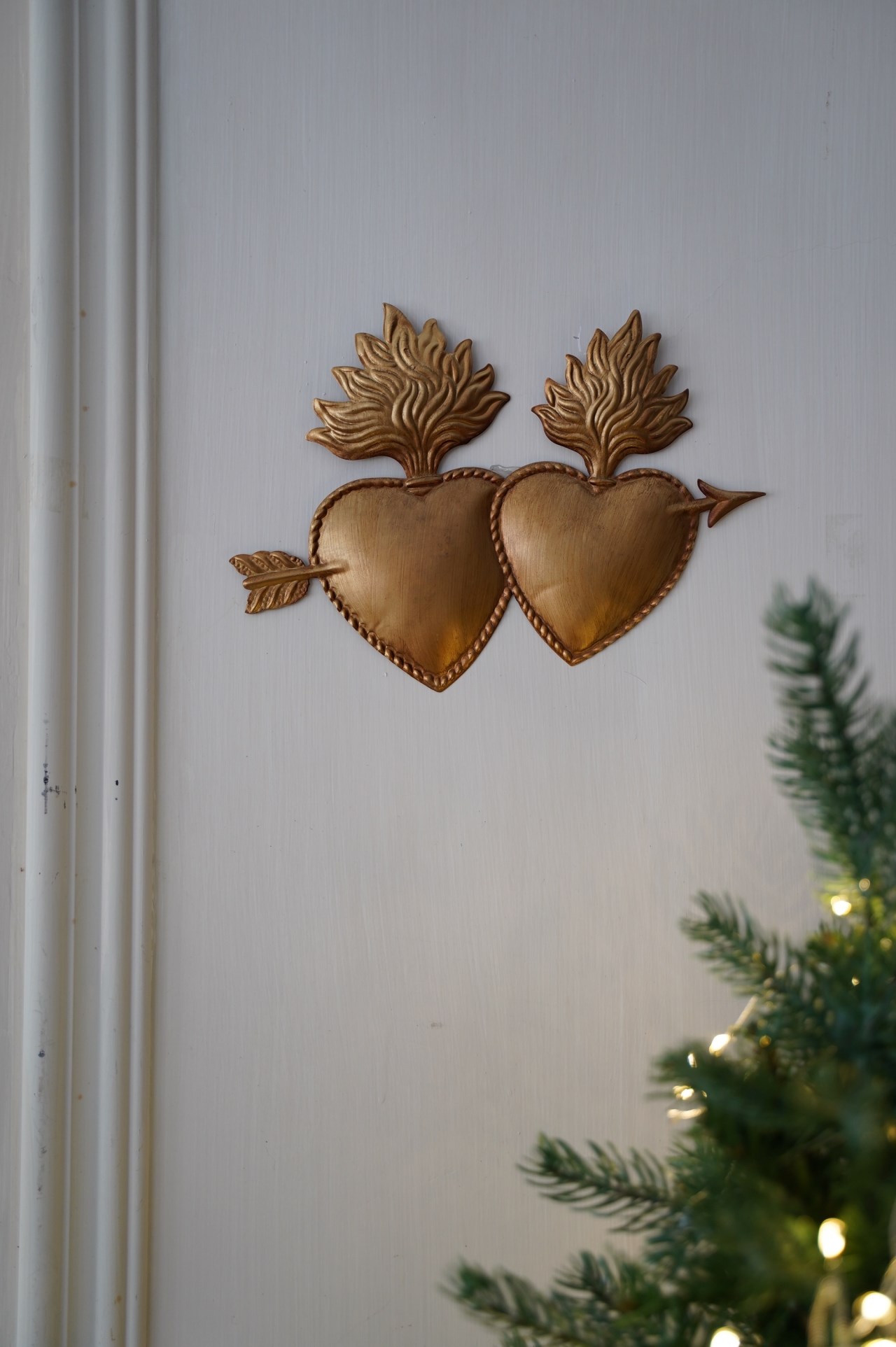 {BonCoeurs} ∞ 愛心 黃銅掛飾