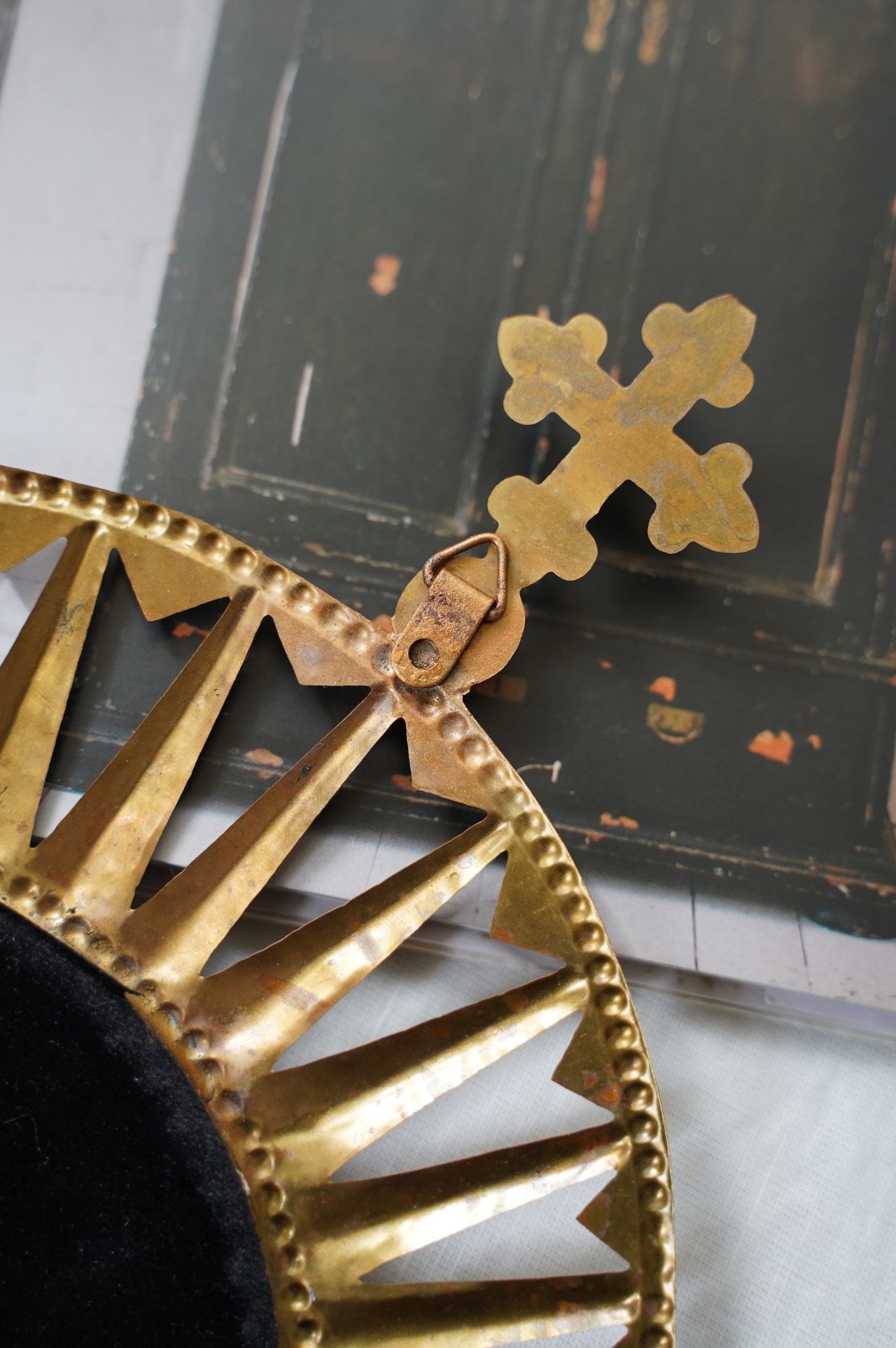 {BonCoeurs} ∞ 黃銅玻璃掛鏡 ∞ 19x16cm