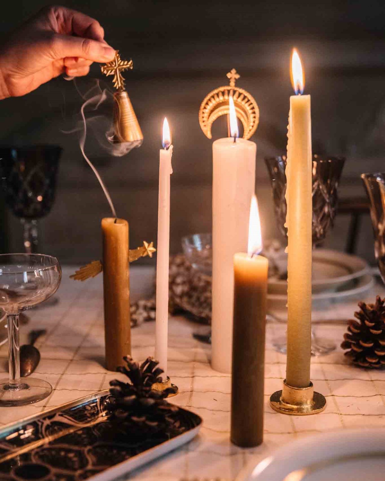 {BonCoeurs} ∞Candle jewelry-十字滅燭蓋 