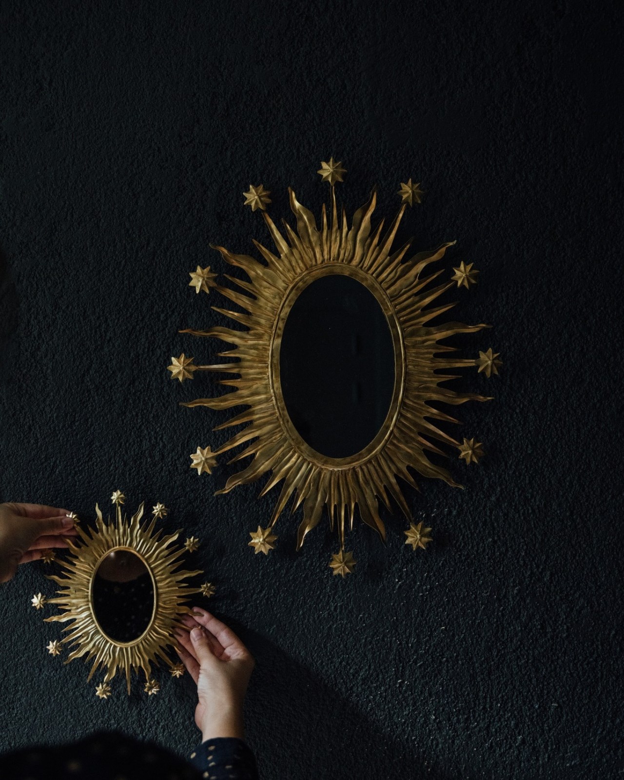 {BonCoeurs} ∞黃銅玻璃掛鏡∞ 20x23cm