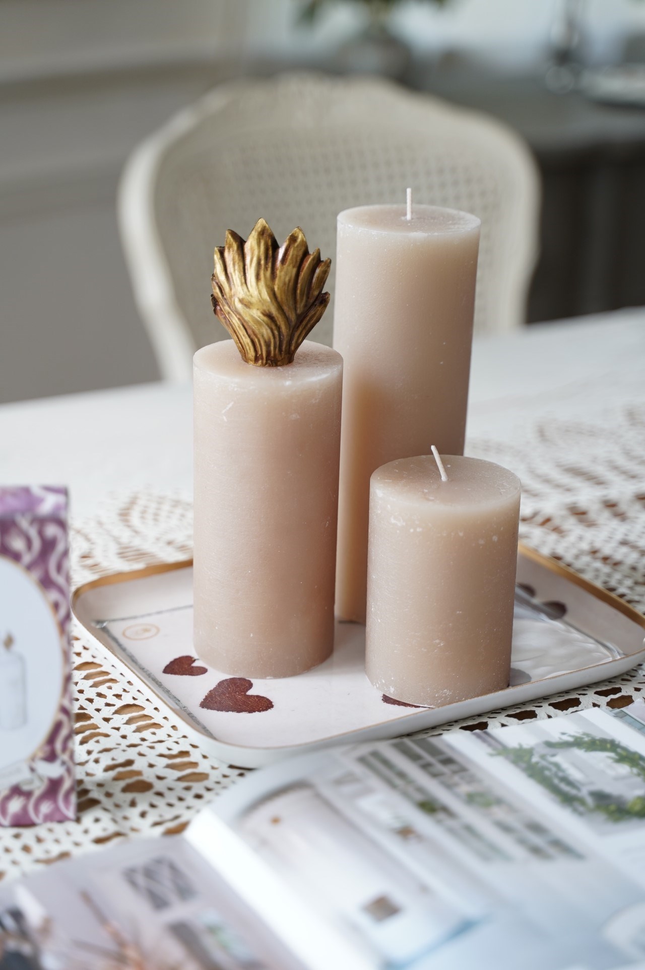 { Kunstindustrien }∞丹麥圓柱蠟燭 （3款）