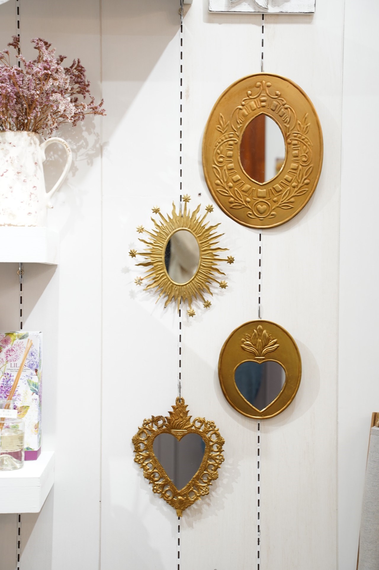 {BonCoeurs} ∞黃銅玻璃掛鏡∞ 20x23cm