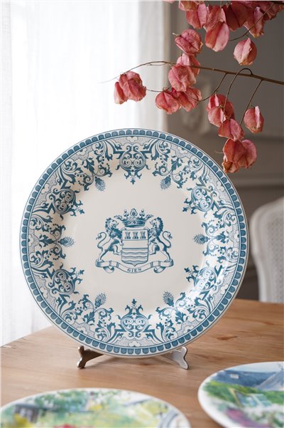 { Gienfrance } ∞DEPA. BLASON BLU 餐盤∞27.4cm