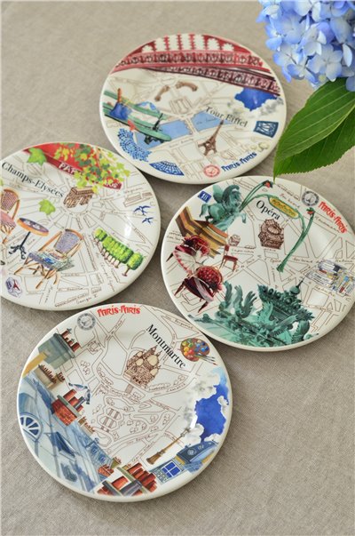{ Gienfrance } ∞PARIS 餐盤22cm (4set)