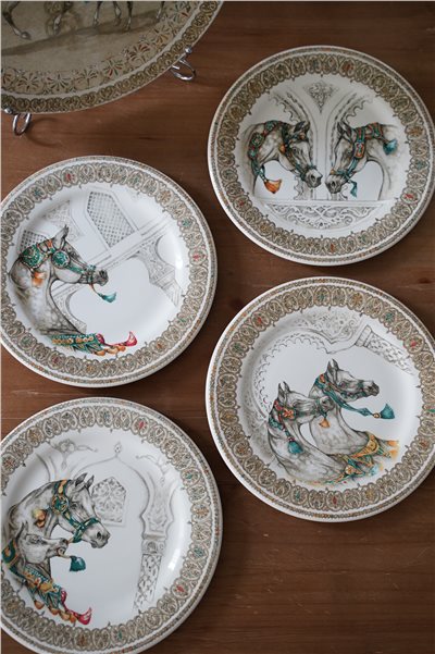 { Gienfrance }∞ CHEVAUX DU VENT 22cm (4set)