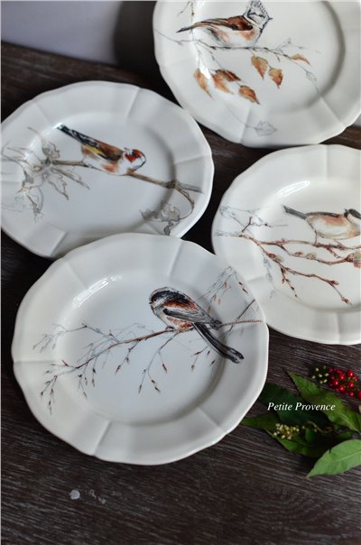 { Gienfrance }∞ OISEAUX FORET 套組 16.5cm  (4set)