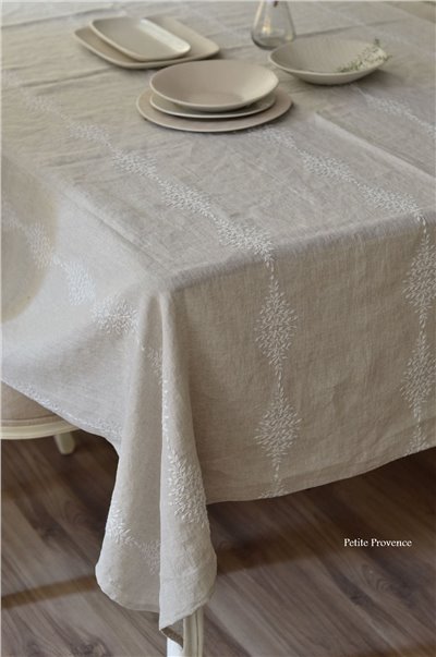 { Charvet Editions } ∞RESEDA 亞麻桌巾∞180x280cm (兩色)