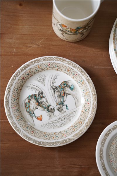 { Gienfrance }∞CHEVAUX DU VENT點心盤 16.5cm 