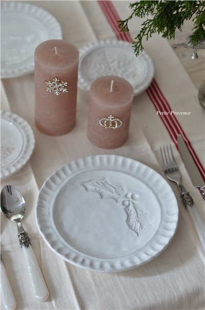 {VIRGINIA CASA} NATALE 餐盤 22cm-槲寄生