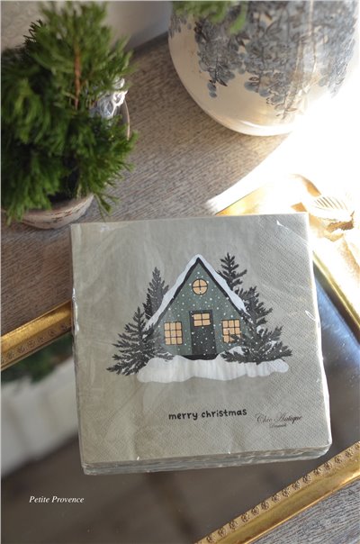 { 荷蘭雜貨 } ∞ 聖誕小屋紙巾 (20入)
