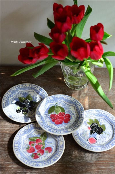 { Gienfrance } ∞BLEU FRUITS 餐盤套組 16.5cm (4set)