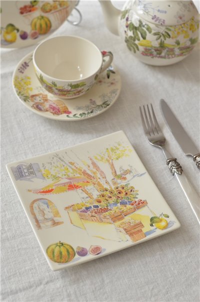 { Gienfrance } PROVENCE 方盤-17x17cm
