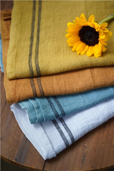 { CharvetEditions }∞ COUNTRY USED 亞麻巾 52x75m (4色）