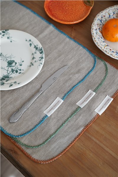 {Charvet Editions} ∞ PEGASE 亞麻餐墊 ∞ (3色)