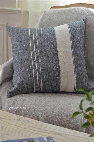 { LIBECO }∞ NorthSeaStripe 抱枕套 63x63cm 